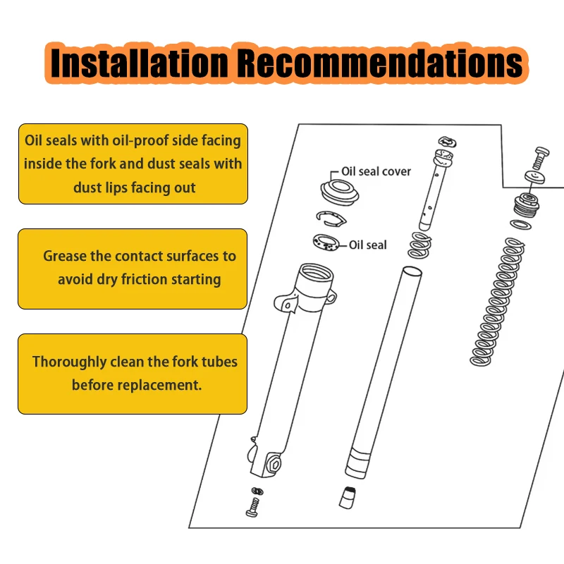 45x58x11 الجبهة شوكة النفط ختم غطاء غبار لسيارات BMW S1000 S 1000 R RR XR S1000R 2021-2024 S1000RR 2019-2024 F800GS F800 GS 2008-2012
