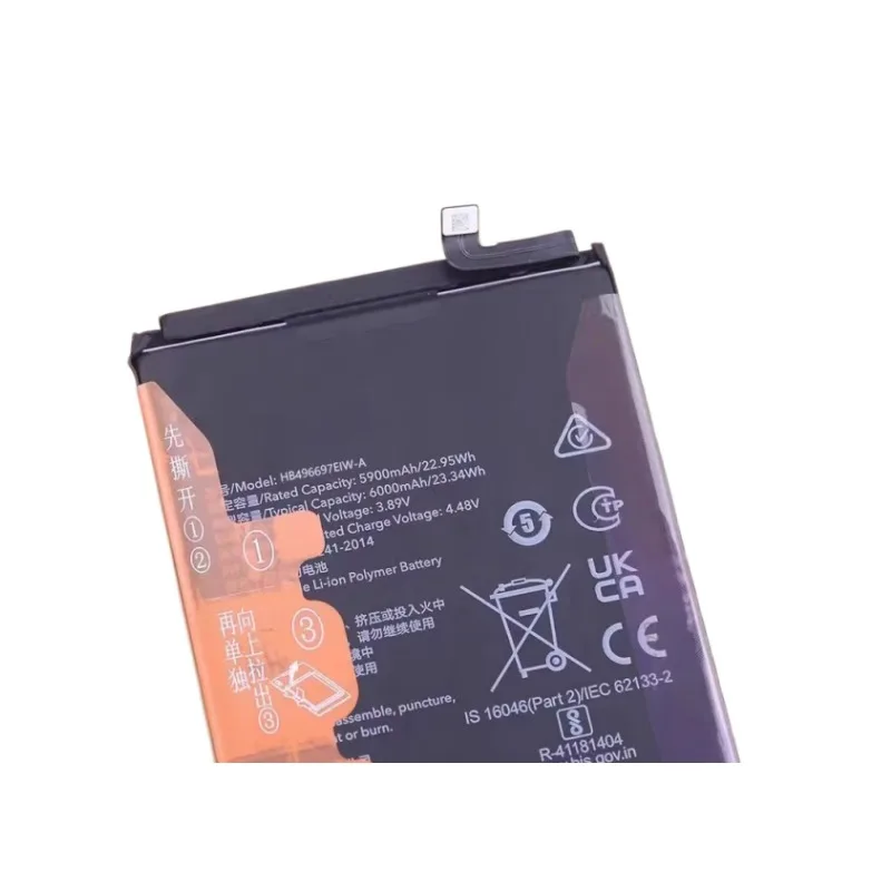 Alternative battery is suitable for X70i mobile phone battery ABR-AN00 electric board HB496697EIW-A zero cycle