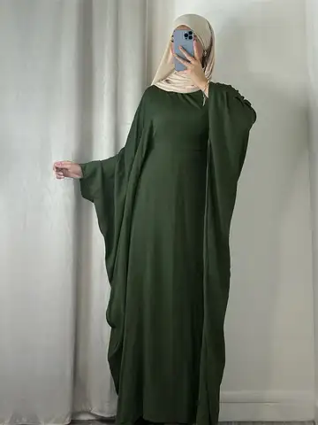 라마단 이드 코튼 린넨 Abaya 터키 이슬람 이슬람 맥시 드레스기도 의류 여성 Kaftan Kebaya Caftan 가운 Femme Musulmane