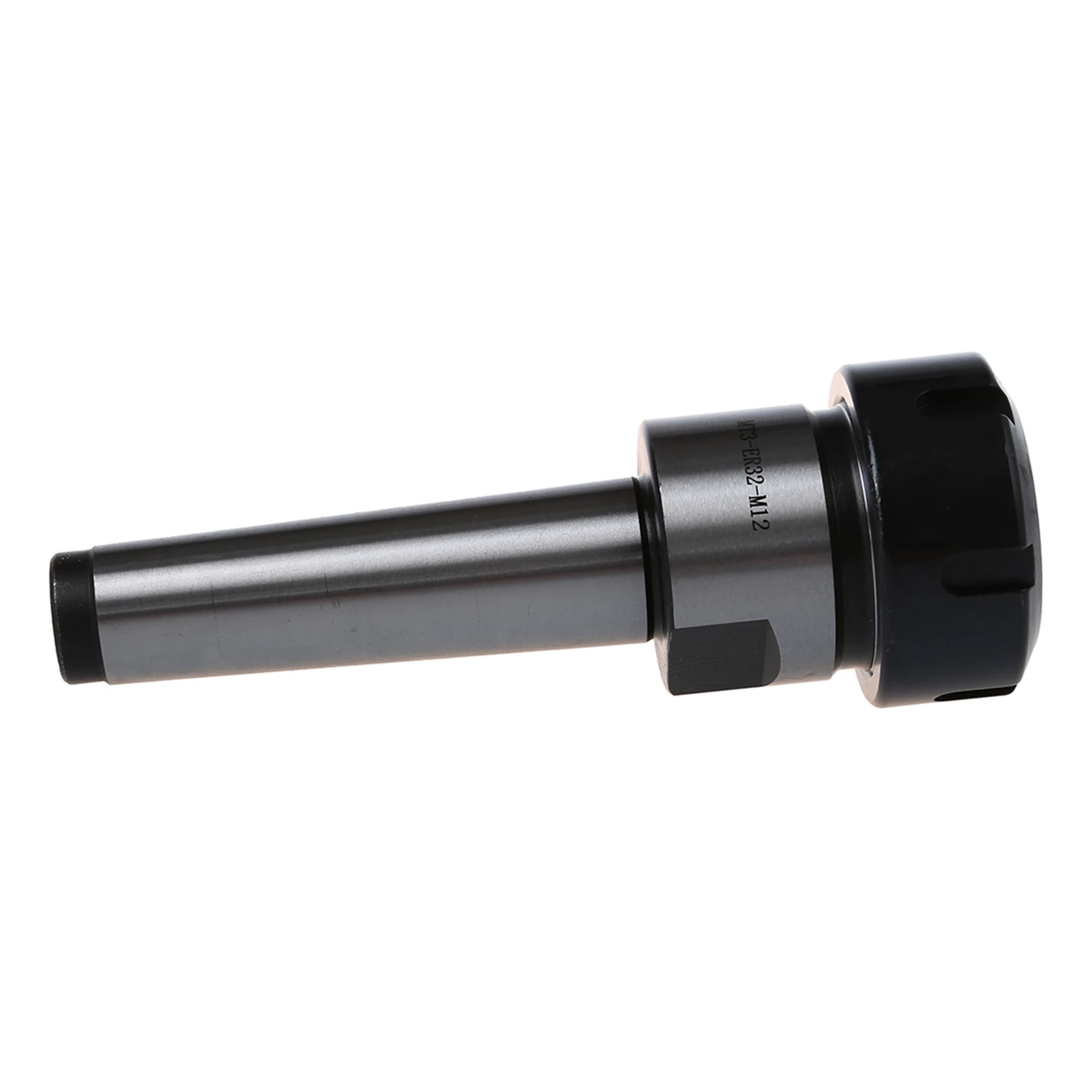 

ABBY-2X ER32 MT3 Taper Collet Chuck Holder CNC Milling Lathe Straight Tool Silver+Black