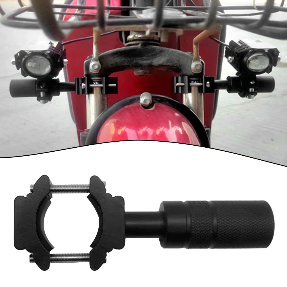 

Hefty Duty Light Mounting Bracket for Motorcycles & ATVs Compatible with Spotlights & Signal Lights Installations