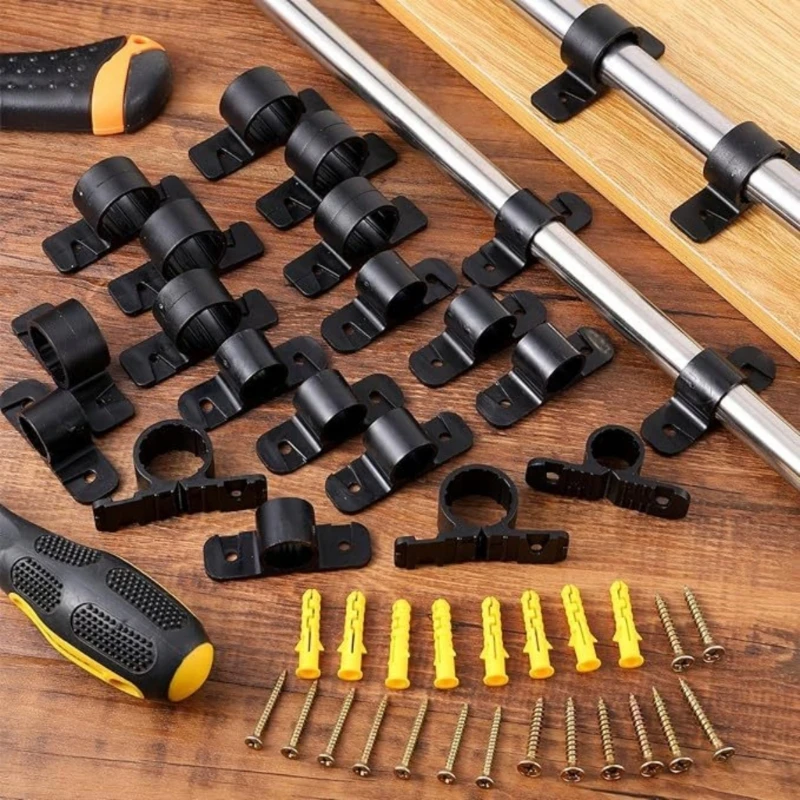 

ABS Pipe Clip Corrosion Resistant Plumbing Hardware for 1 Inch Metal Tubes M4YD