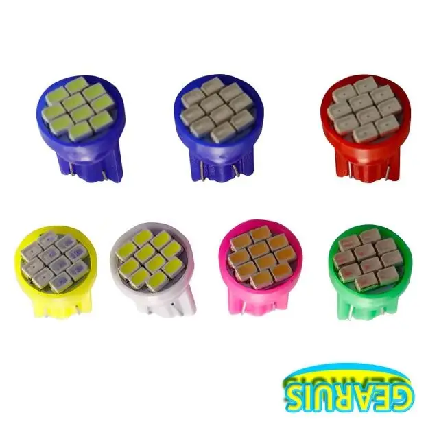 

300pcs T10 194 168 10 SMD 1206 truck led 3020 Light Bulb Indoor Door Lights reading Instrument Bulb Indicator Light 24V