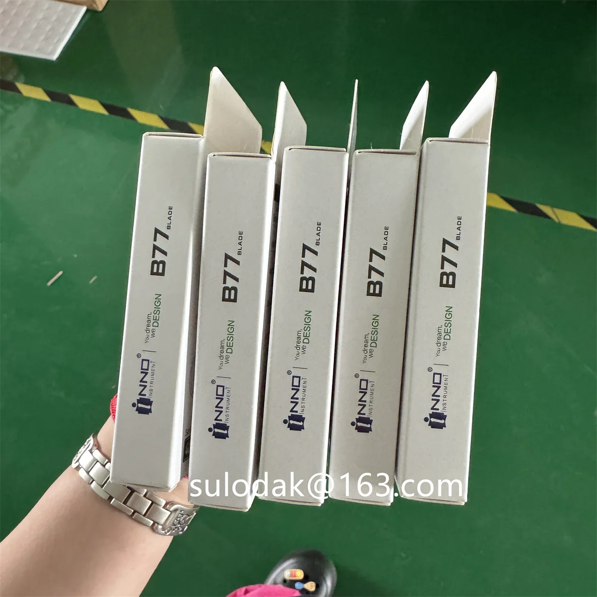 1/2/5/10 قطع INNO الألياف الساطور شفرة B-77 صالح ل VF-77/VF-78/VF-15H/V7 قاطع الكابلات الضوئية FTTH