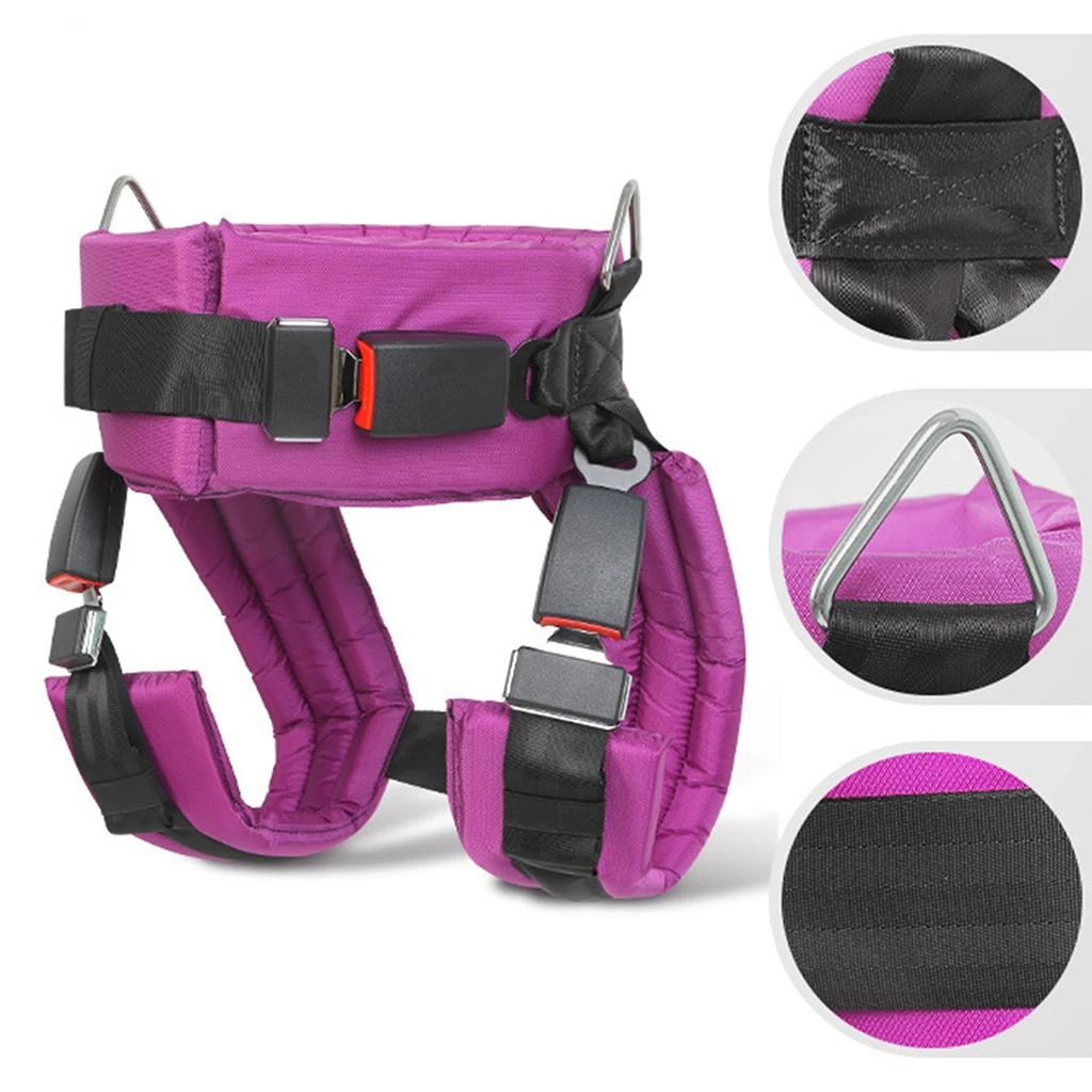 Nylon Bungee Trampoline Harness Equipment with Buckle Protected Safety Outdoor Belt for Jumping Amusement Park Kids Children