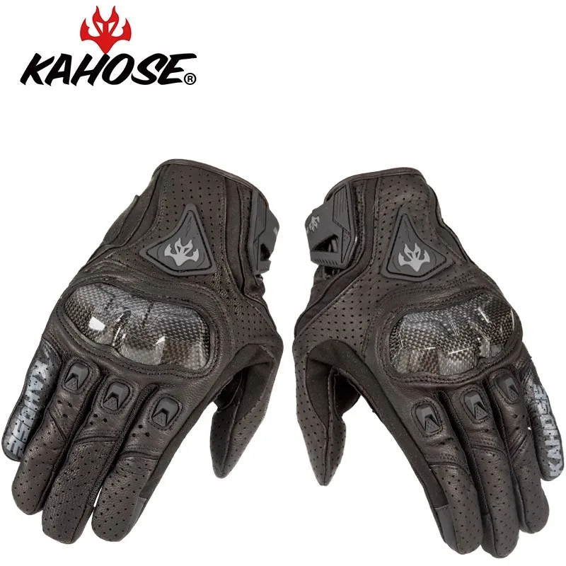 

FASTGOOSE летние легкие мотоциклетные перчатки для мужчин и женщин, дышащие сенсорные перчатки из углеродистой кожи, защитные перчатки для езды на квадроцикле Z