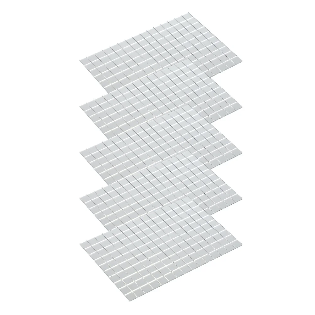 

150Pcs Mirror Tiles Self-Adhesive Mini Square Glass DIY Decorative Wall Sticker for Home Bedroom Party Art Collage