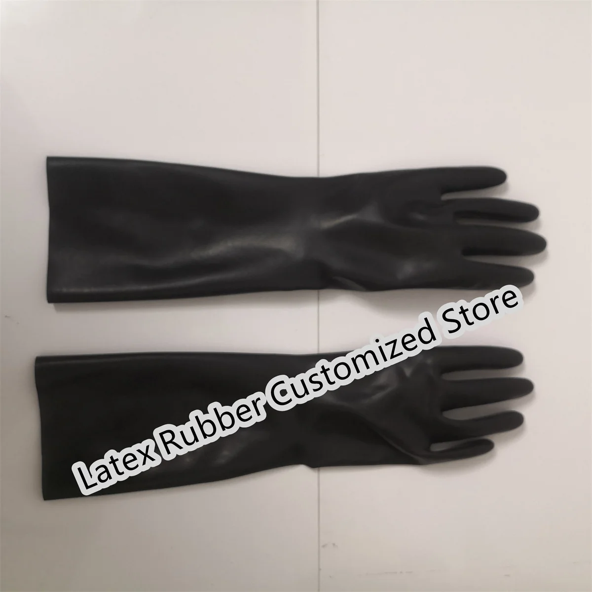 

Unisex Short Latex Gloves Mittens Sexy Fetish Slim Finger Wrist Length Seamless 3D