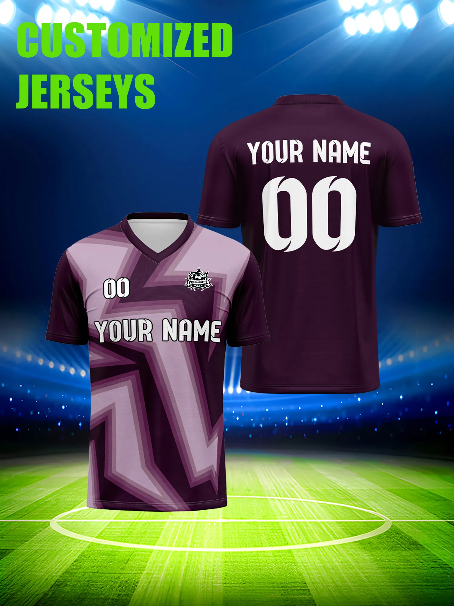 

Футбольная форма на заказ с индивидуальным изображением, номером и именем, печать эмблемы, официальная клубная экипировка