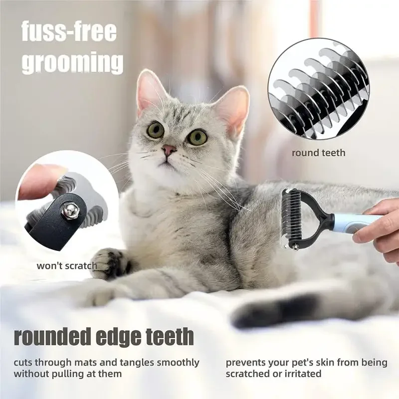 Combs Dog Hair Remover Cat Brush Grooming Tools Pet Detachable Clipper Attachment Pet Trimmer Combs Supply Furmins for Cat Dog