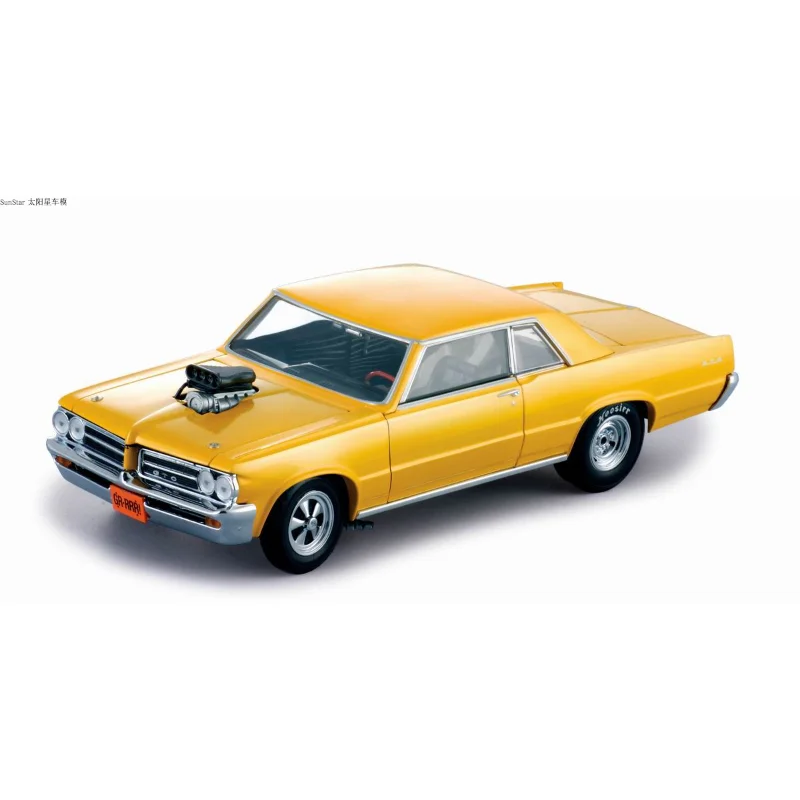 1/18 Scale 1965 Convertible Retro Racing Car Double Door Coupe Diecast Alloy Vintage Vehicle Model Toys Collection Decoration