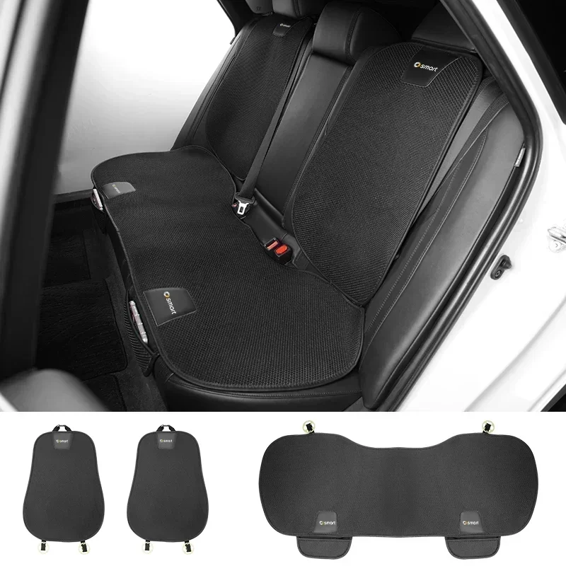 

Дышащая накидка-подушка из ледяного шелка для автомобильного сиденья, защита спинки для Smart Fortwo 451 450 453 EQ Forfour Coupe Cabrio Cros