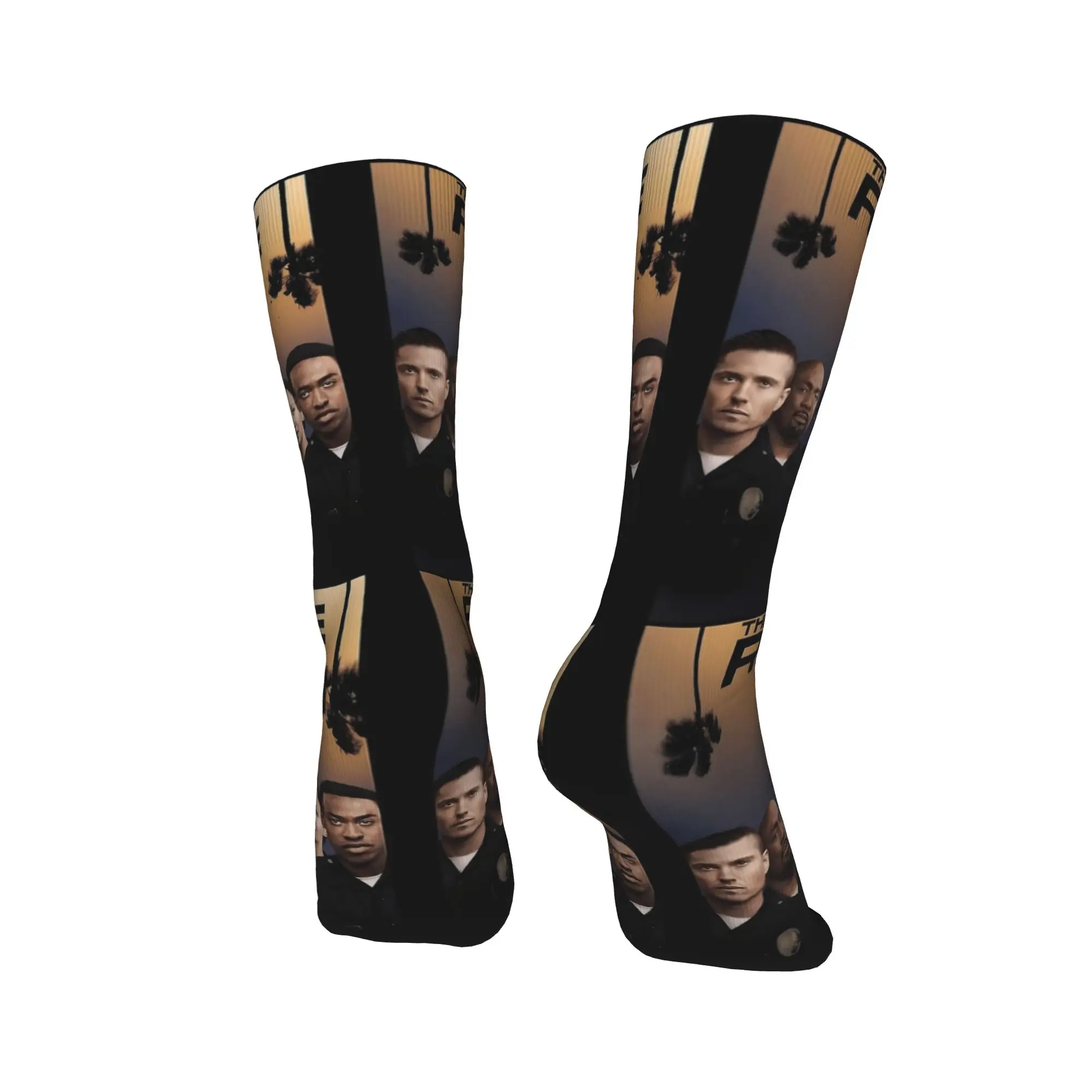 جوارب The Rookie TV Show جوارب شتوية عصرية للرجال جوارب ناعمة قابلة للتنفس مخصصة للرياضات الخارجية جوارب مضادة للانزلاق