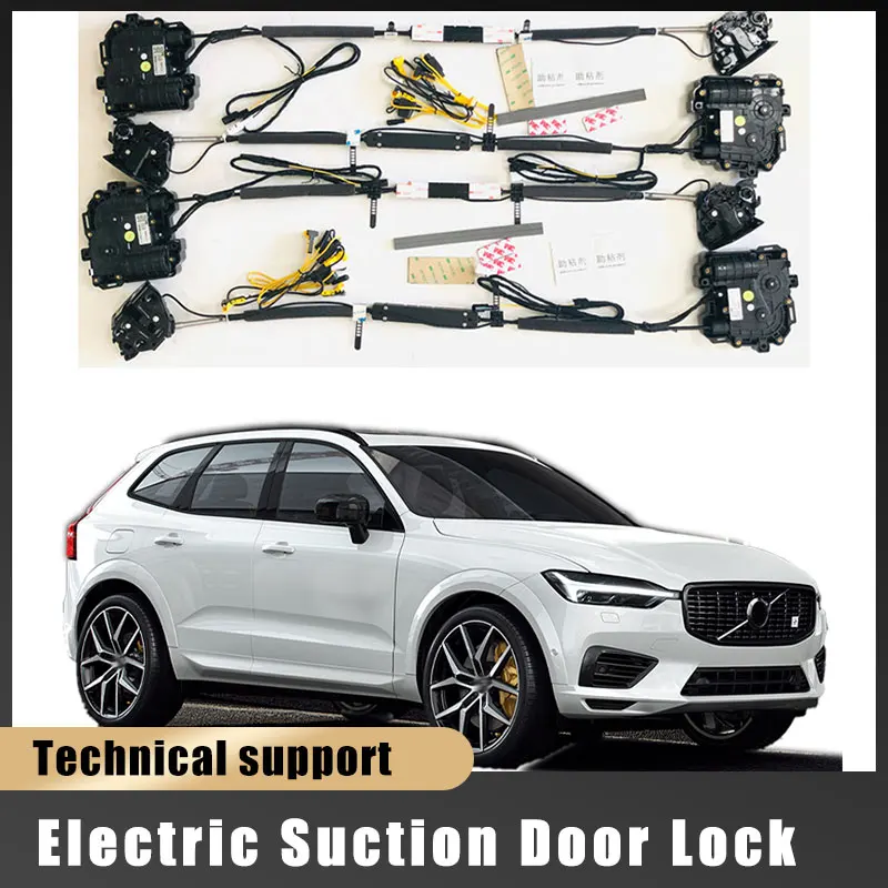 

Car Soft Close Door Latch Pass Lock Actuator Electric Absorption Suction Silence Closer For VOLVO XC60 2017~2023