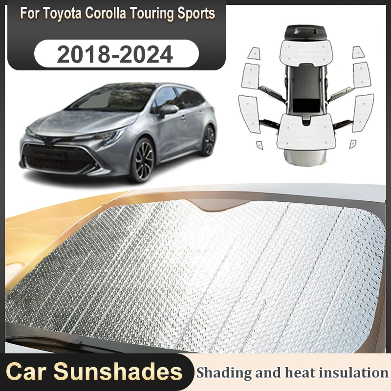 

Car Full Sunshades For Toyota Corolla Touring Sports E210 2024 Bodykit 2018-2023 Anti UV Sunshade Covers Interior Accessories