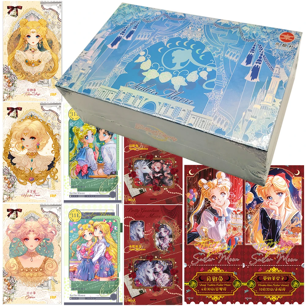 

Коллекционная карта Сейлор Мун, волшебная девушка, трансформация, аниме, иллюстрация персонажа, поощрительная карта для подарка на день рождения ребенка