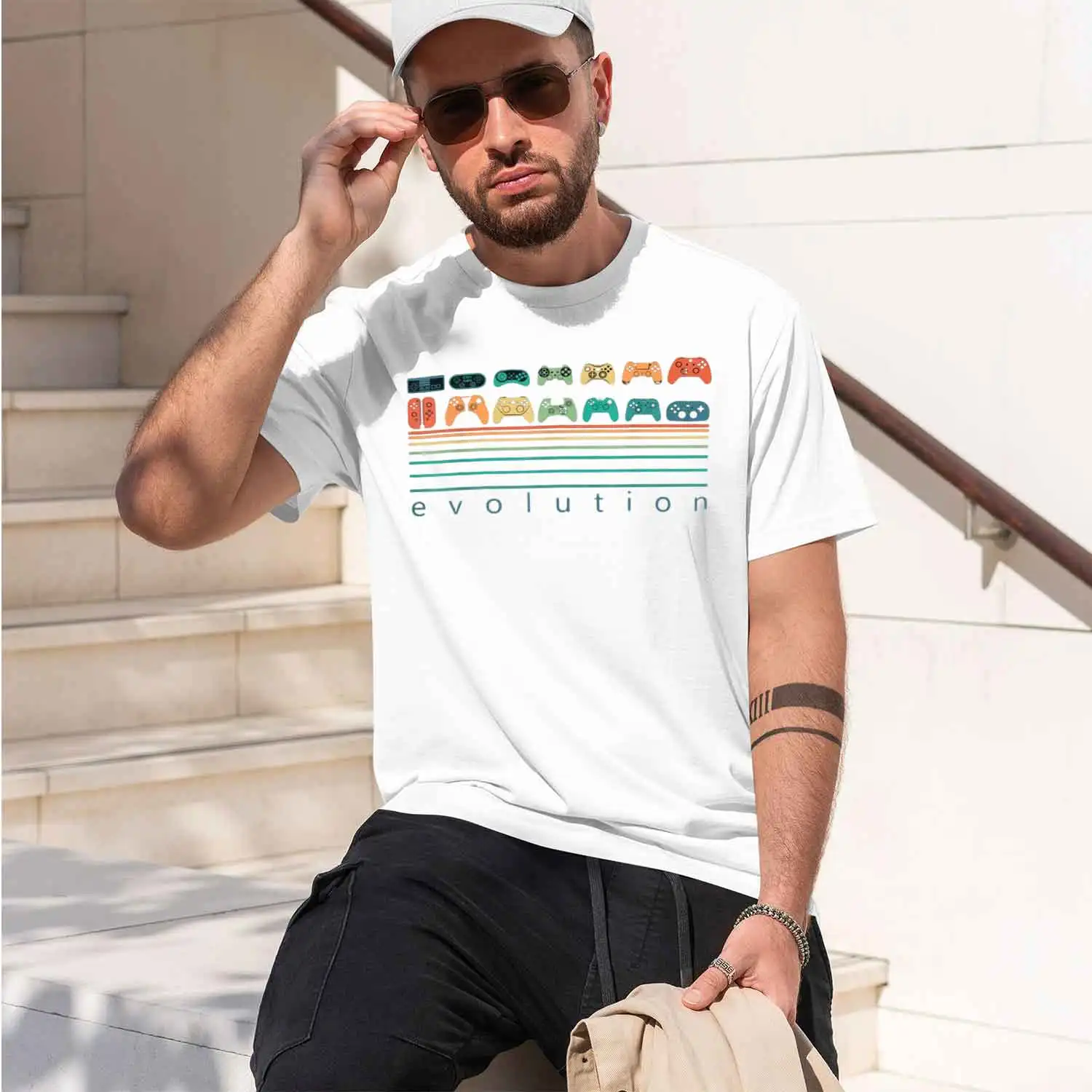 80s 90s Video Game Retro Vintage Cl Arcade T-Shirt Streetwear Men Clothing Vintage T Shirt Hombre Aesthet 2026 New Model Short-s