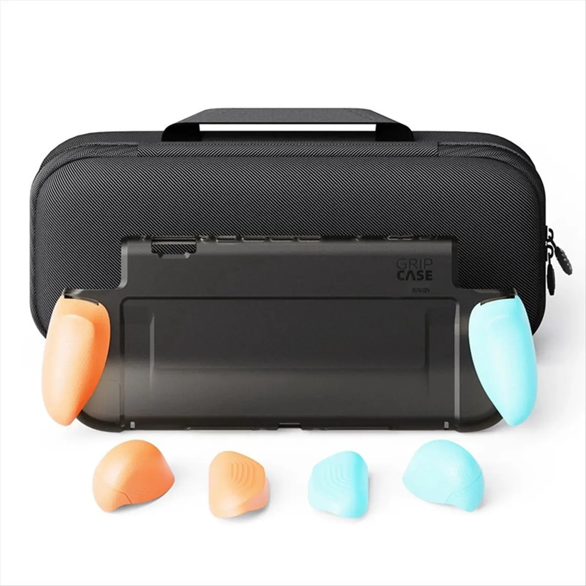 AC※▼●1816-For Switch2 Case Plastic Grip Protective Shell+Max Storage Bag for Switch2 Grip Case Dust-Proof Cover Protective Bag B