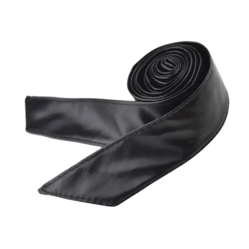 Phong cách pu eo eo cincher cho phụ nữ mùa đông bên ngoài tự điều chỉnh đai H7EF