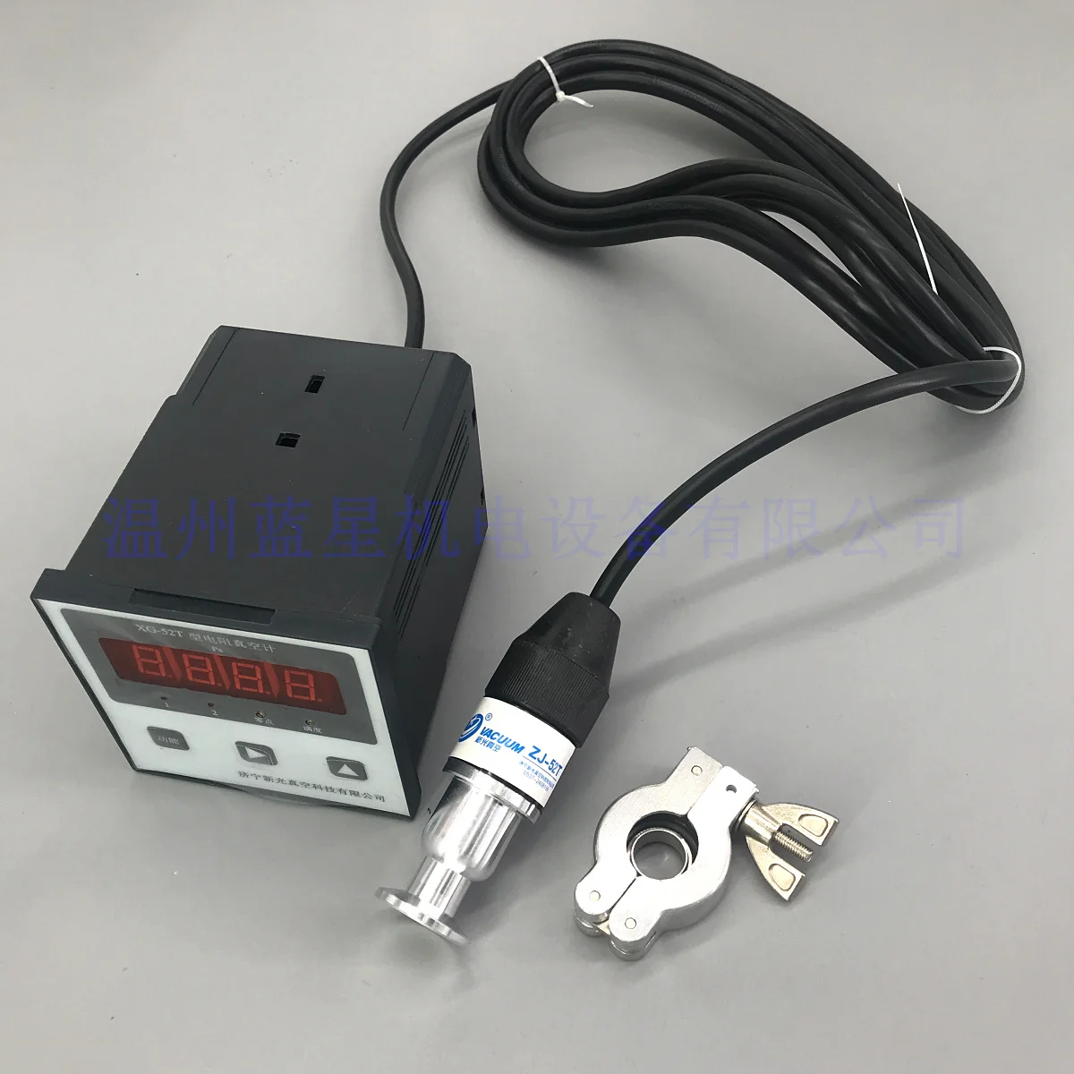 Jinan new optical resistance vacuum gauge BS-XG-52T with KF16 vacuum silicon tube ZJ-52T vacuum value 0.1Pa