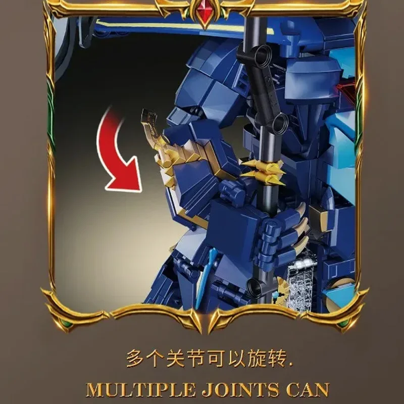 997PCS Anubis Desert Reaper Mecha Modello di edificio Set da collezione di blocchi di assemblaggio creativi Mattoni MOC Regalo per adulti e bambini