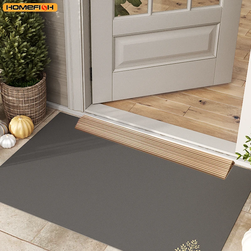 Homefish 1PC 0.9m X5cm Anti Slip Triangle Threshold Ramp Mat Robot Vacuum Electric Vehicle Indoor Step Transition Strip