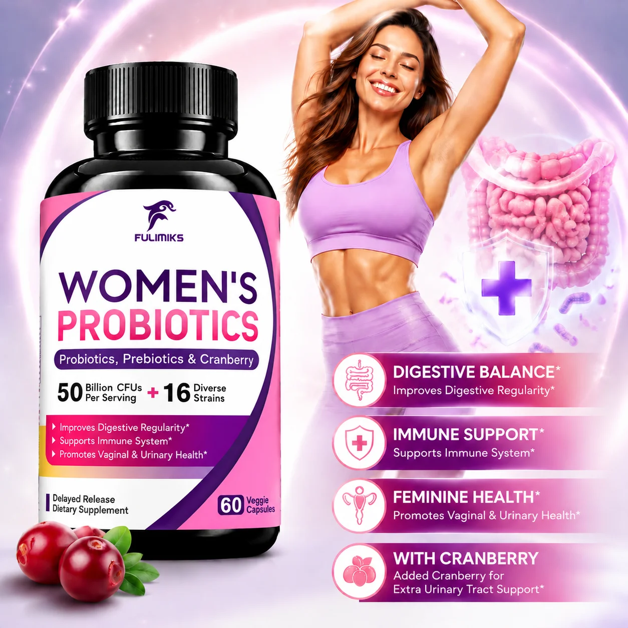 Probiotica-supplement voor vro - Probiotic 60 Billion recensie en prijs