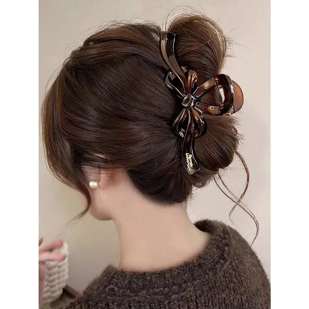 

4pcs Large Hair Claws, High-End Quality Suitable For Thick Hair, Casual Hair Clips For All Seasons, Creative Mother's Day/Teacher's Day Gift, Women Hair Accessories