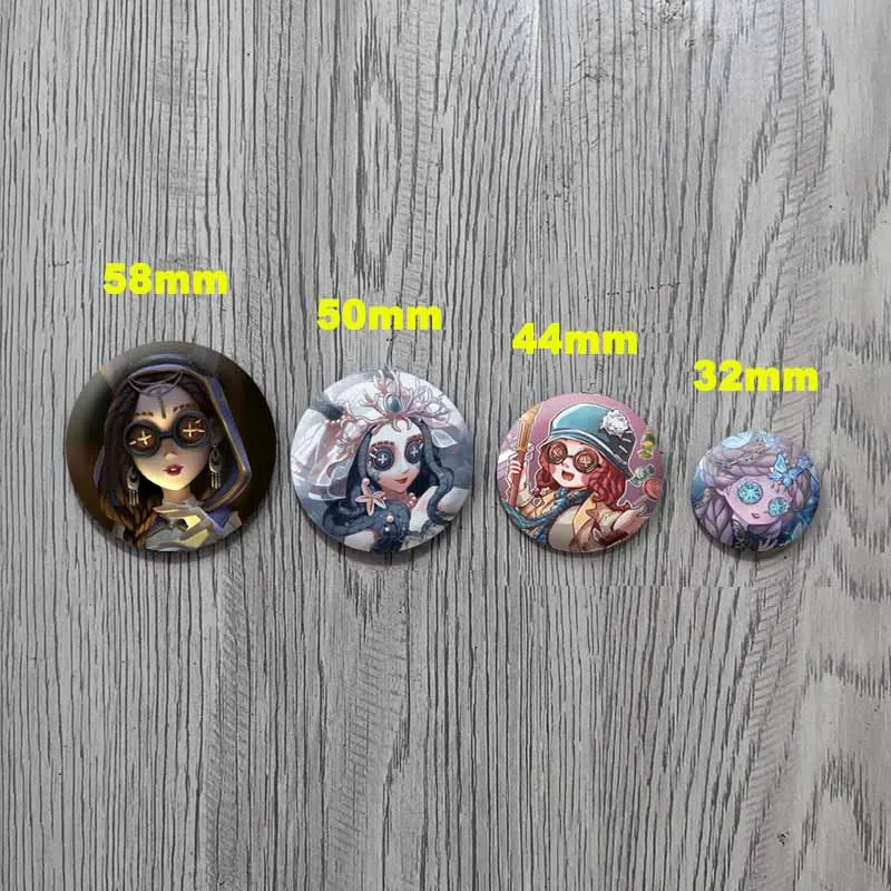 بقاء لعبة الهوية الخامس بروش مستدير إيما وودز لوكا كلارك سير الكرتون شارة الملابس حقيبة قبعة دبابيس المجوهرات المشجعين هدية تذكارية