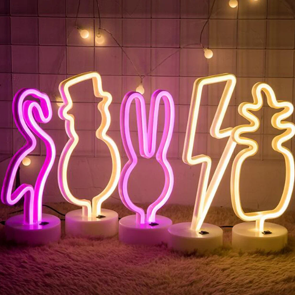 

Night Led Neon Lamp Usb Powered Decorative Light For Home Living Room Party Bar Decorative Light Festival