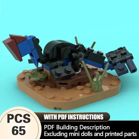 Creators Animal Series Model MOC Building Bricks Oviraptor Nest Modular Technology Gifts Holiday Assemble Children Toys Suit