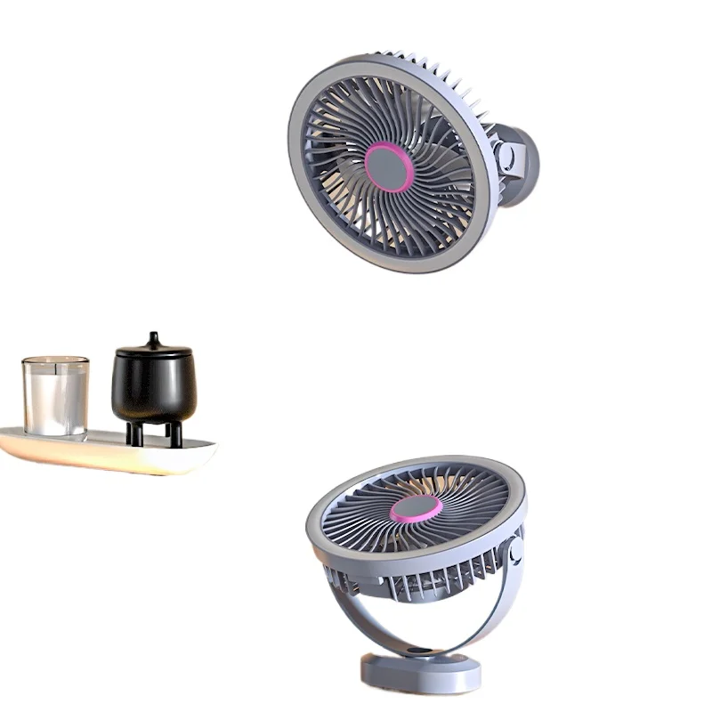 

Latest Trend Desktop Fan Mini Desktop Fan 2400mAh Portable Small Desktop Fan