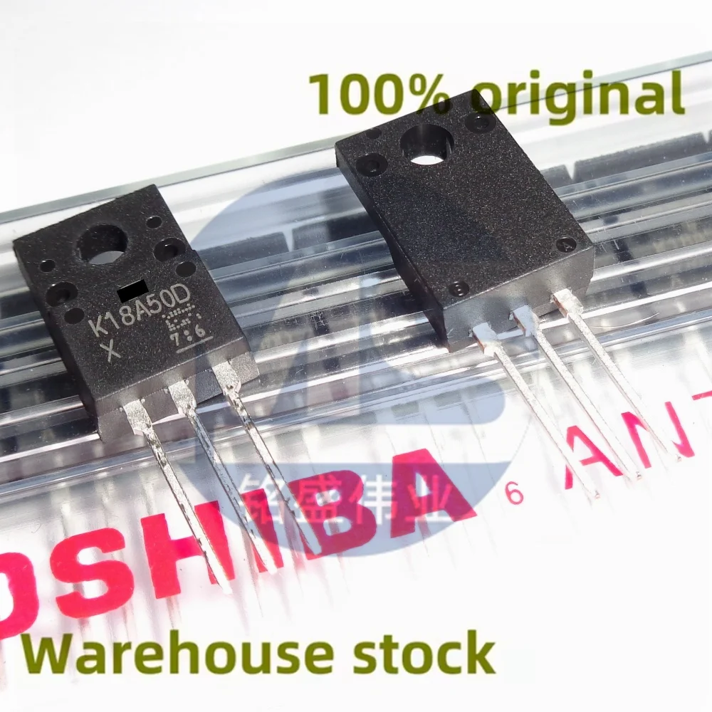 10PCS 100% new TK18A50D K18A50D 500V 18A straight insertion TO-220F MOSFET spot direct sale