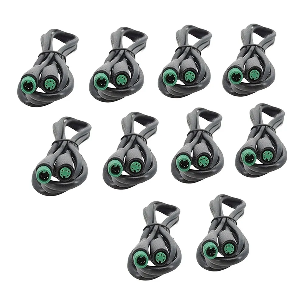 10 Pairs Waterproof Electrical Wire Connector IP67 Male Female 26cm 1M Cable For Scooter Brake Sensor LED Light