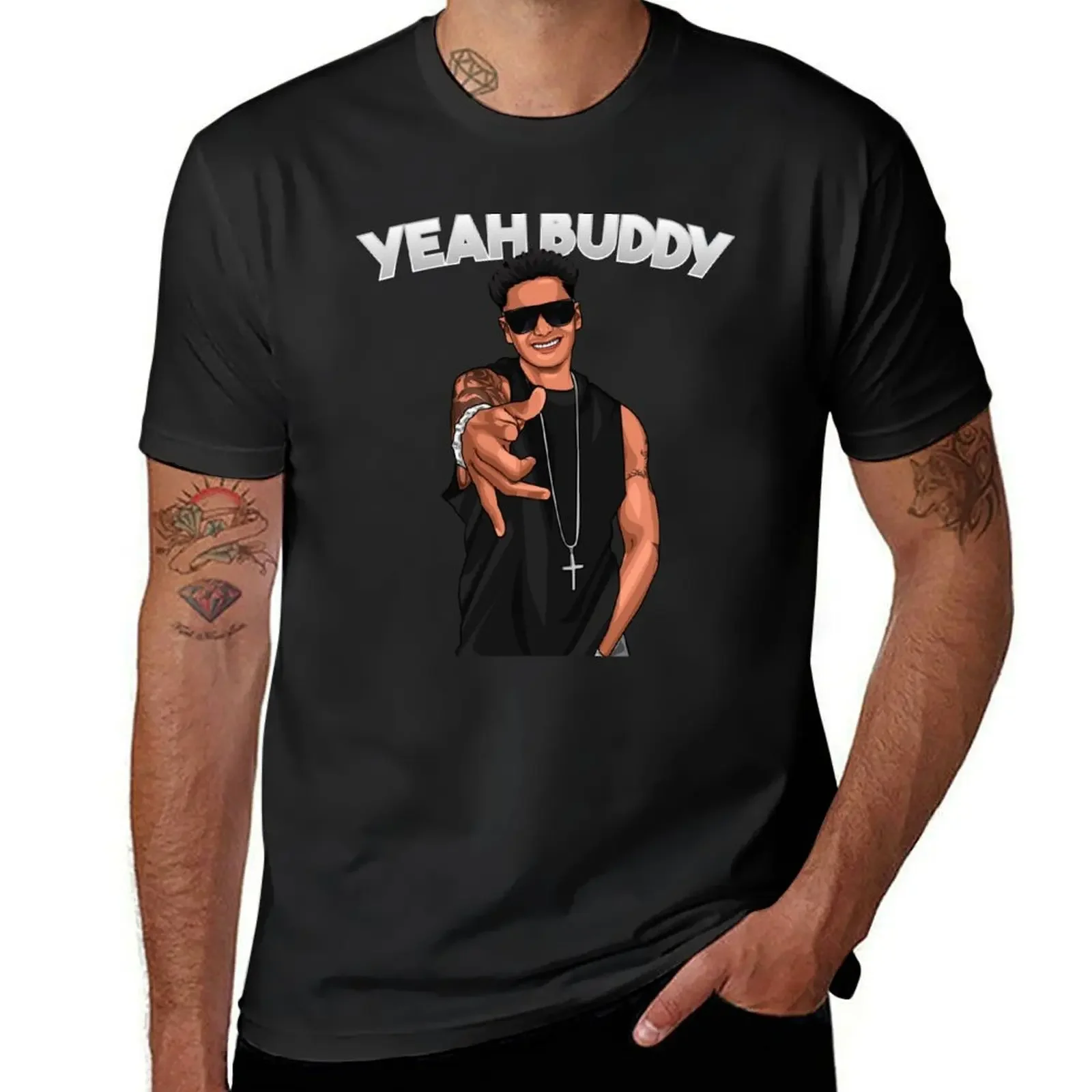 Yeah Buddy DJ Pauly D Jersey Shore T-Shirt heavyweights tees custom t shirt plain t shirts men