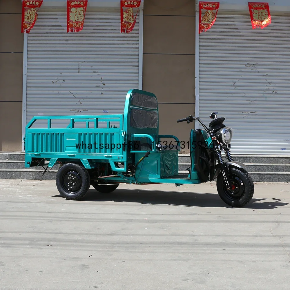 Wholesale 1000W 3 Wheel Ebike Tricycle Long Range Electric Cargo Motorcycle Tricycle For Adults