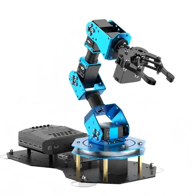 

Smart Vision 6 Dof Robotic Arm XArm AI Graphical Scratch Robot Python Programming DIY Kit For Arduino Robot Arm Model Servo Claw