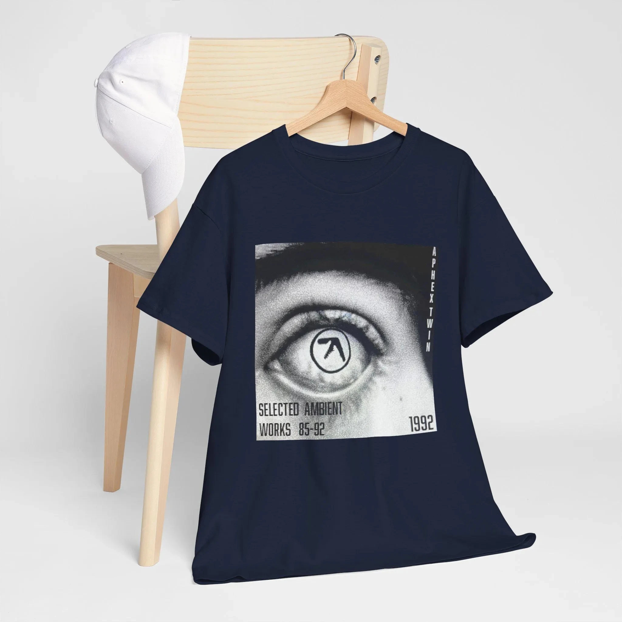 Summer Women's Vintage Aphex Twin Print T-shirt Streetwear Oversized Loose Casual Short Sleeve Suitable for All Seasons
