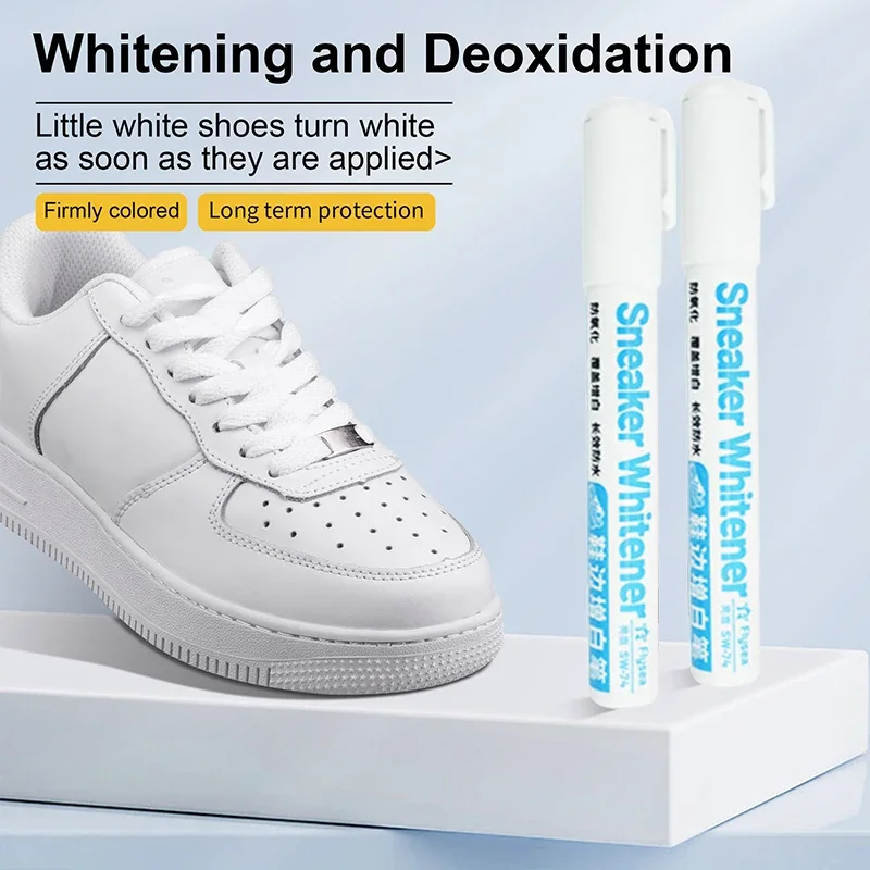 

1pc Sneakers Anti-Oxidation Repair Pen Shoes Stains Removal Waterproof Complementary White Go Yellow Shoe Whitening Cleaning