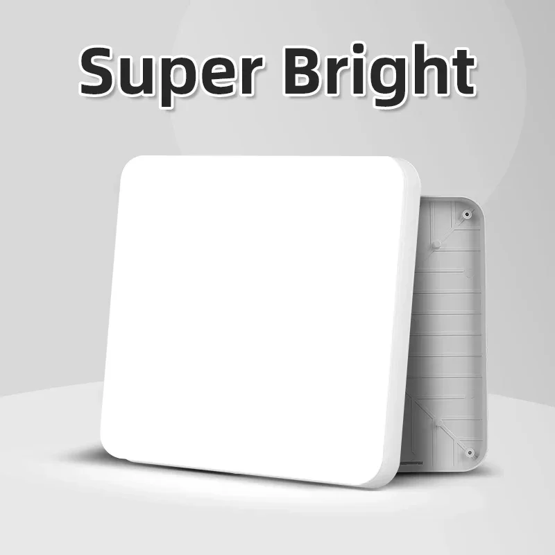 Kitchen LED Ceiling Lamp Lustre Panel Modern Renovation Room Hanging Chandelier Fixture Home Decorative Square Light