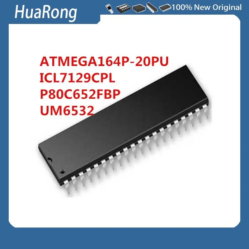 2PCS/LOT ATMEGA164P-20PU ATMEGA164P ICL7129CPL ICL7129CPLZ ICL7129 P80C652FBP P80C652 UM6532 UM6532N DIP-40