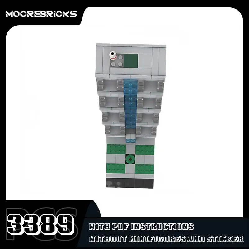 Klocki konstrukcyjne City Series Trade Tower, model wieżowca DIY, klocki do składania, architektura na zamówienie, zabawki, puzzle dla dzieci, prezent