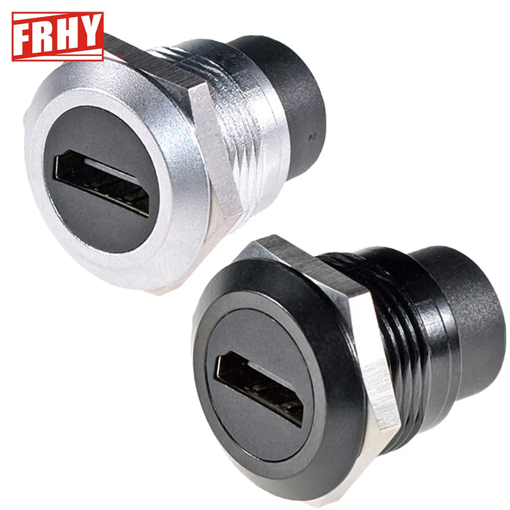 HDMI 2.0 Female to Female Panel Mount Coupler Adapter 4K 60Hz 18Gbps HDR Support, Connector for TV/Monitor/Projector Wall Plate