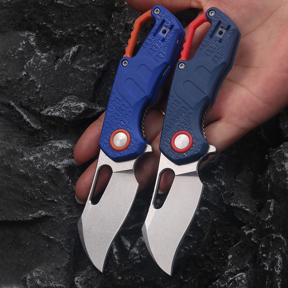 Canivete de com Clipe para Autodefesa Caça ao ar Livre Facas Táticas Edc Folding Camp Survival N690co Aço Inoxidável