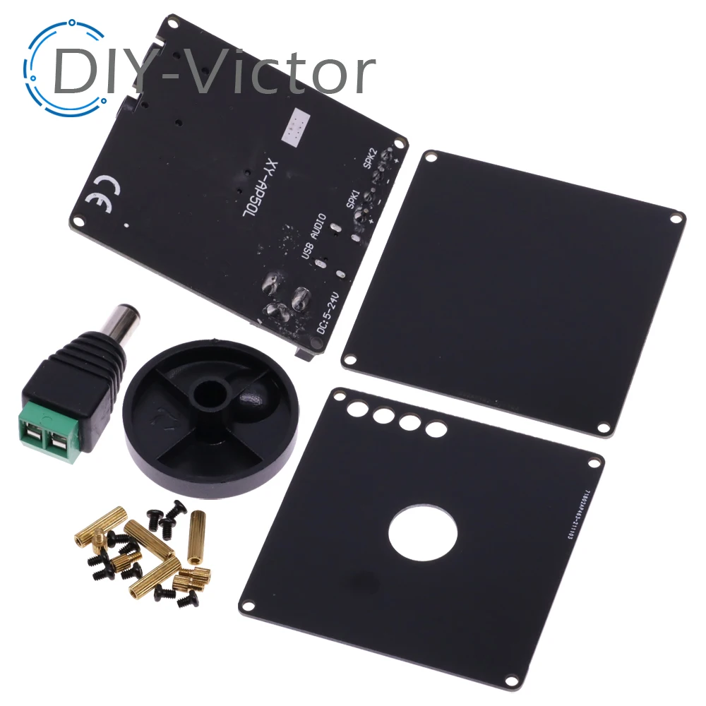 Sinilink 40W/50W Stereo Bluetooth 5.0Power Amplifier Board WIFI Mobile Control APP 12V/24V High Power Digital Amplifier Module