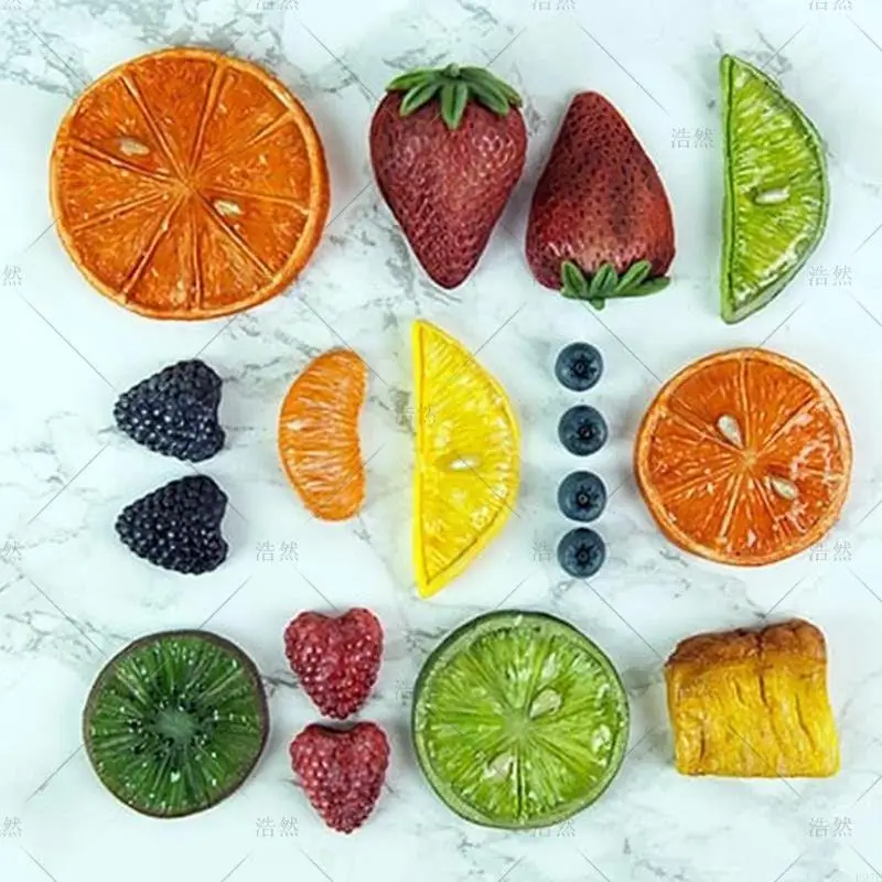 

R9JE Lemon Slice Силиконовая плесень DIY подвесная смола