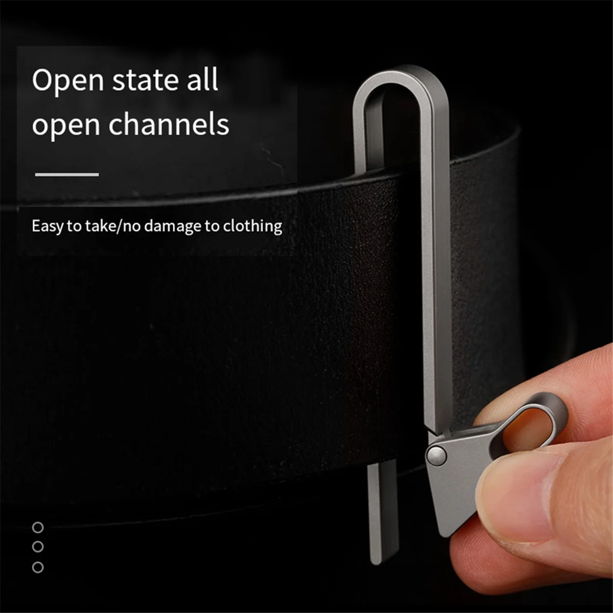 A06R брелок для ключей с карманным зажимом, титановый держатель для ключей со съемным брелоком для мужчин и женщин, портативный инструмент для улицы