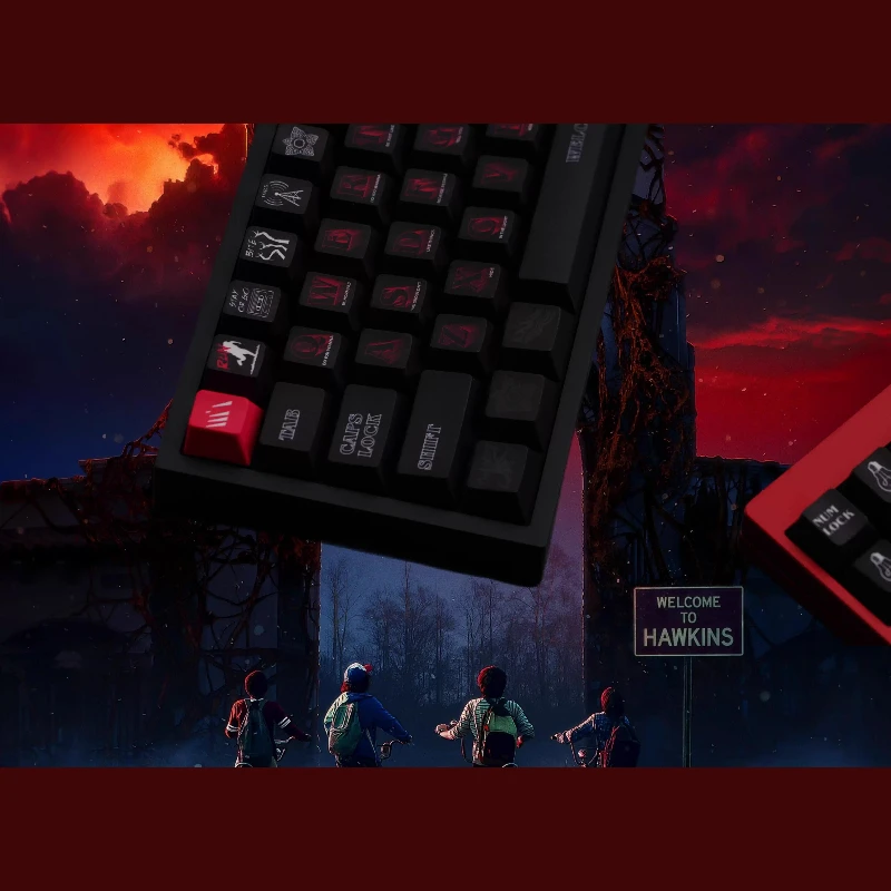 Original Science Theme Keycaps Set PBT Cherry Profile Custom Original Handmade Keycaps for Mechanical Keyboard Accessories Gift