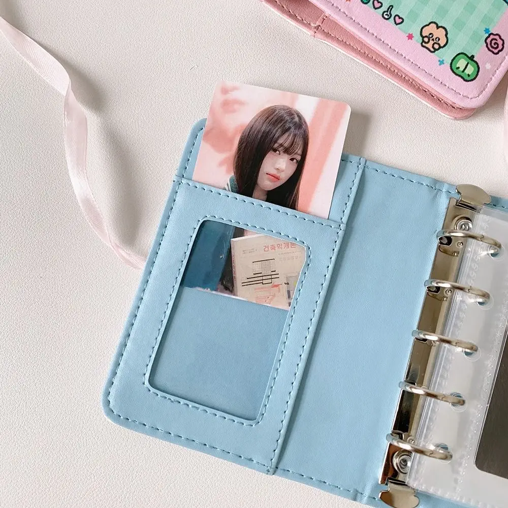 Photocard Holder Korean Style Cartoon Photo Album 3inch Fashion Cartoon Binder Notebook Cartoon Cute Idol Photo Album Mini Photo