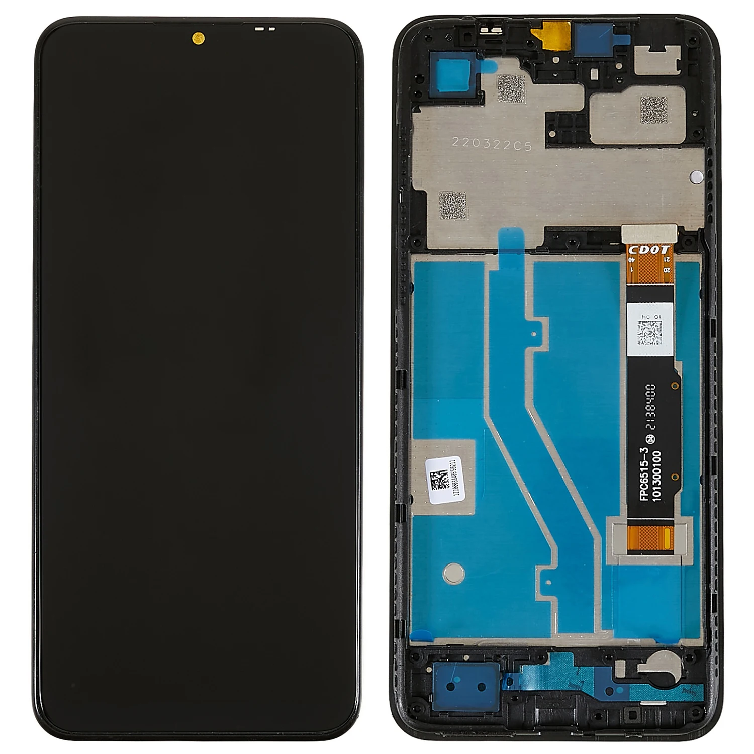 For TCL 305i OEM Grade S LCD Screen and Digitizer Assembly + Frame (Without Logo)